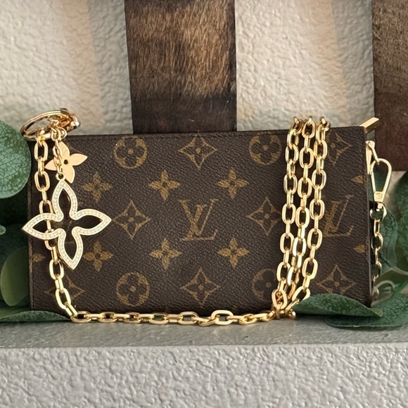 Louis Vuitton Monogram Poche Toilette Cosmetics Pouch Purse/converted 71/2 x4 - Picture 3 of 17